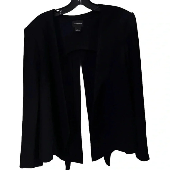 Club Monaco Women Open Split Back Blazer Black Size 12 - Picture 1 of 9